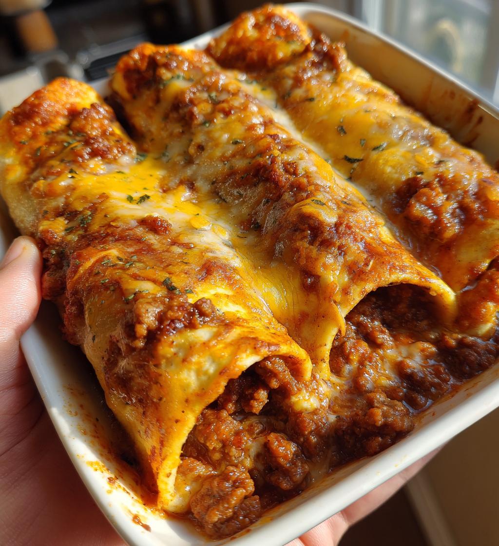 tex mex beef enchiladas - detail 1