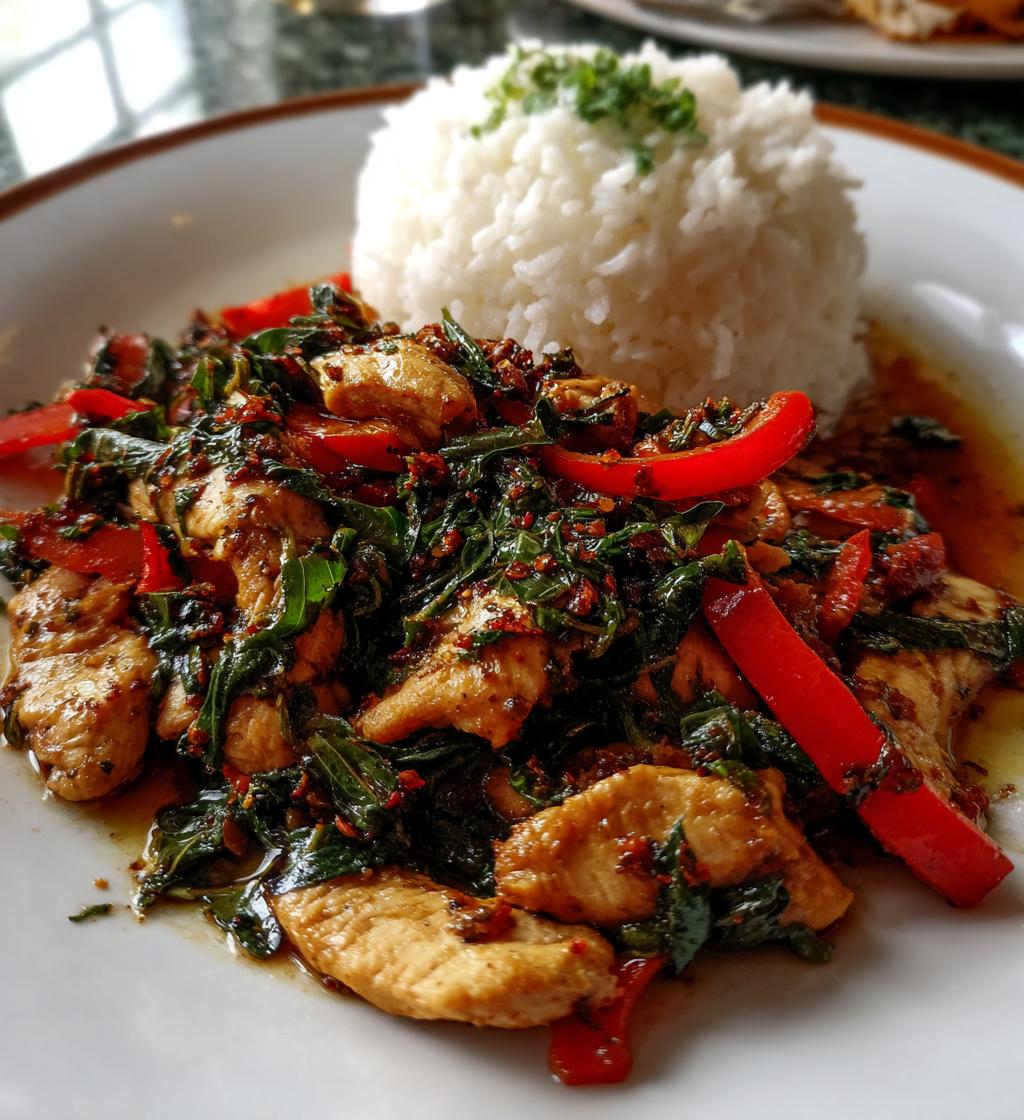 thai basil chicken