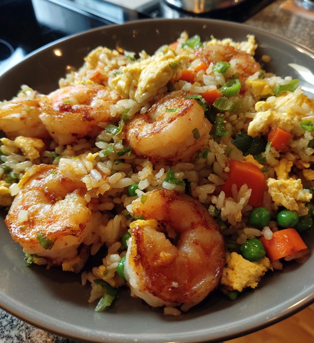 thai shrimp fried rice - detail 1