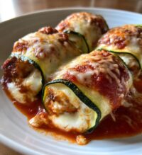 three cheese zucchini rollatini
