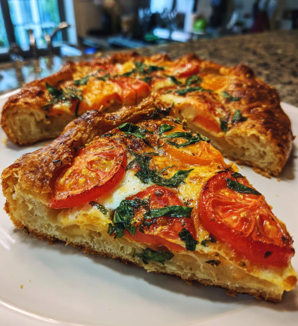 tomato basil galette - detail 1