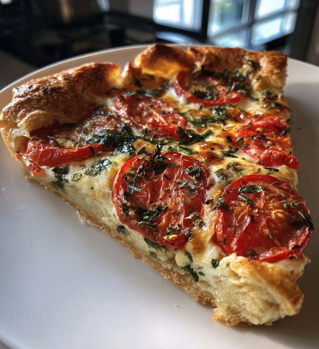 tomato basil galette