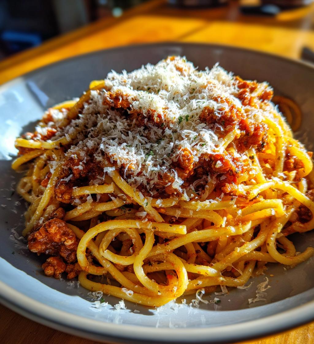 turkey bolognese spaghetti