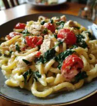 tuscan chicken pasta with cottage cheese