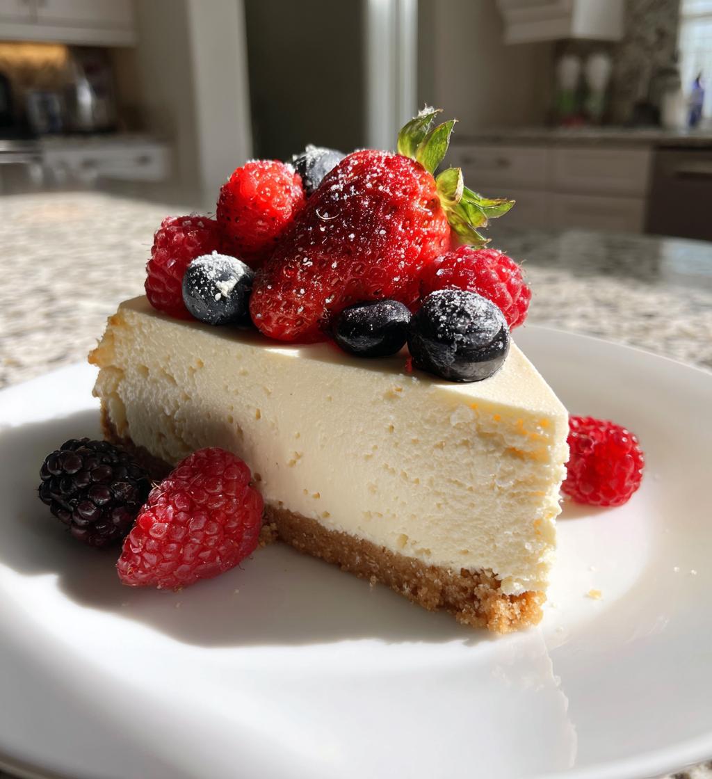 vanilla bean white chocolate mousse cheesecake - detail 1