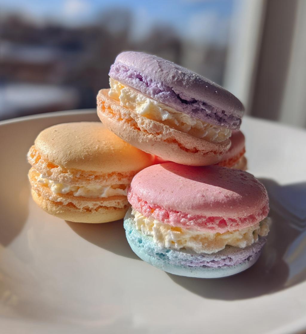 vanilla macarons - detail 1