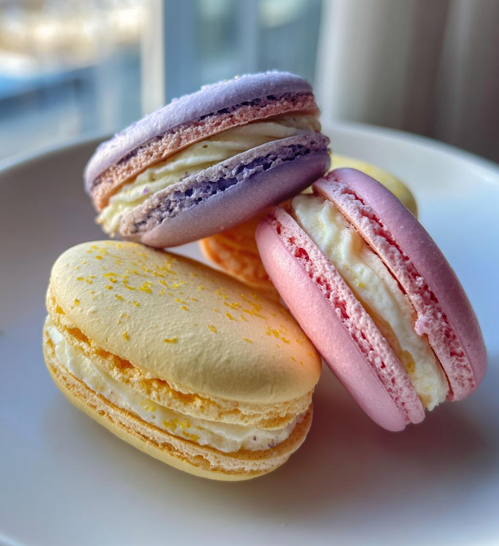 vanilla macarons