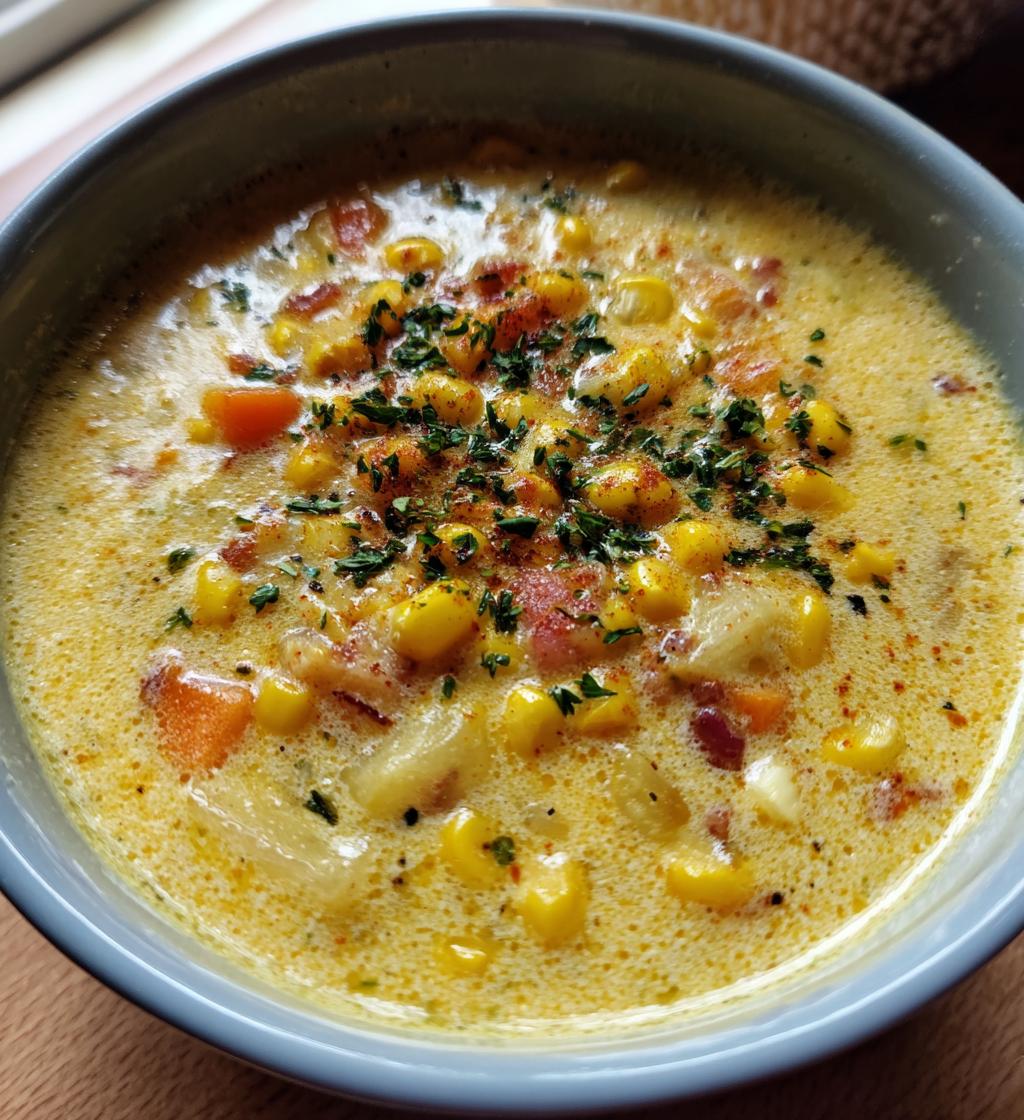 vegetarian corn chowder