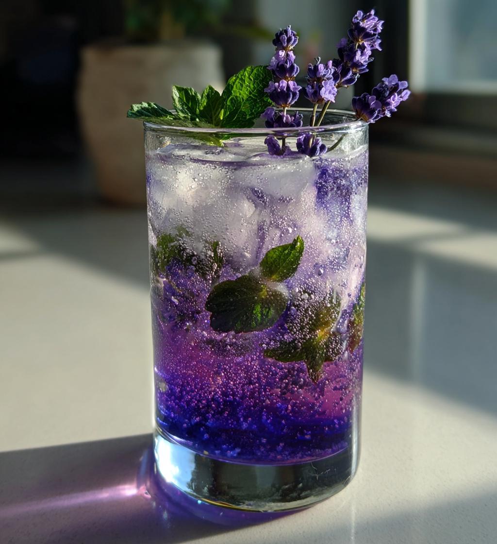 virgin lavender mojito - detail 1