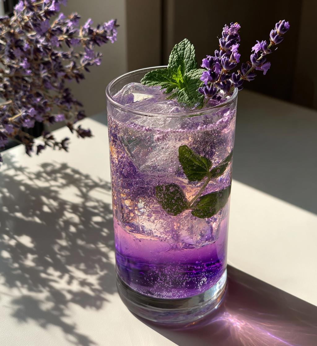 virgin lavender mojito