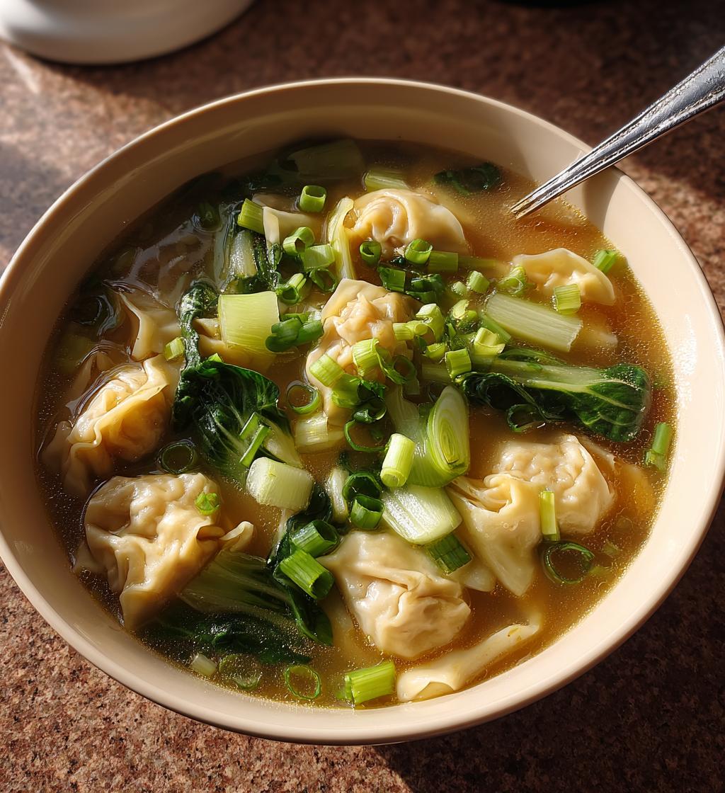 weeknight wonton soup