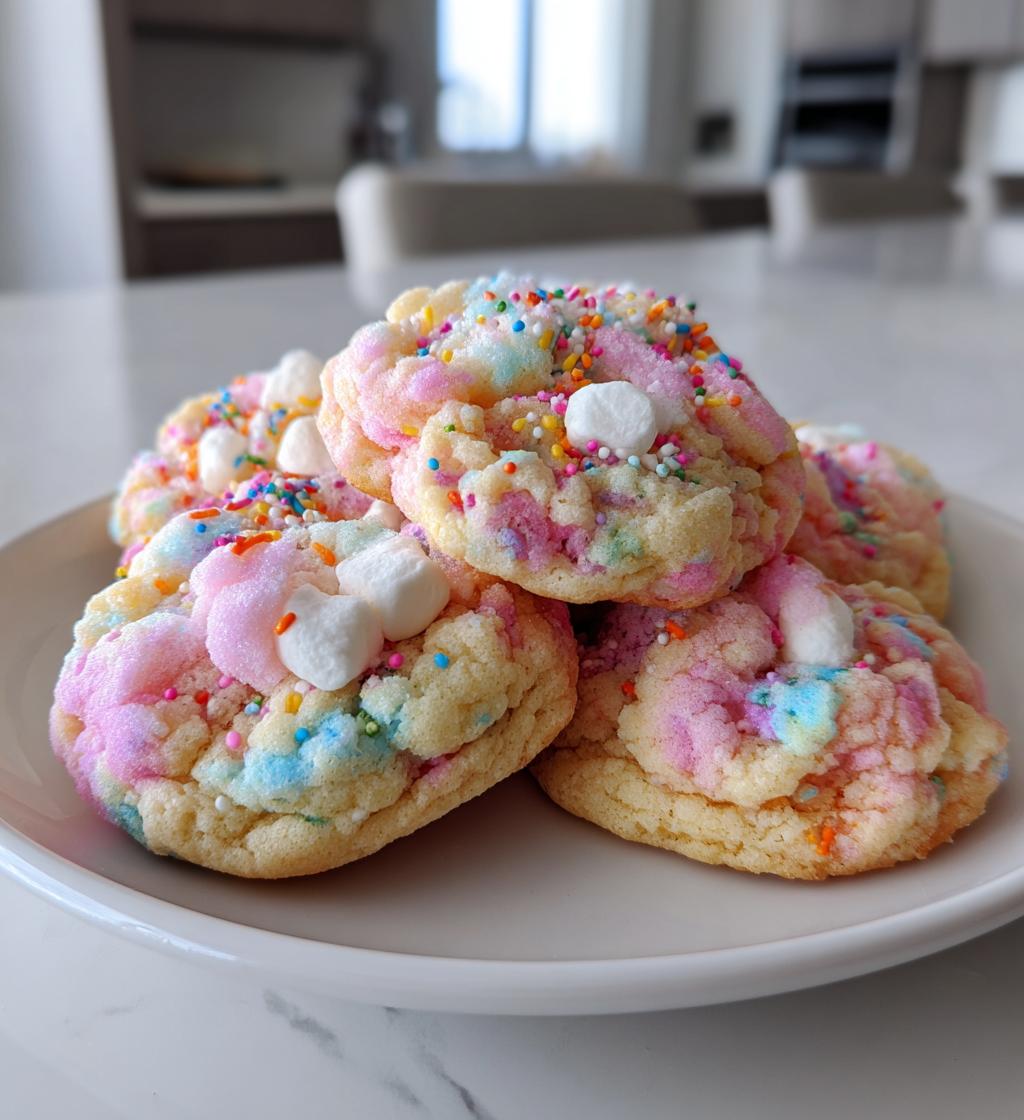 whimsical cotton candy cookies delight recipe - detail 1
