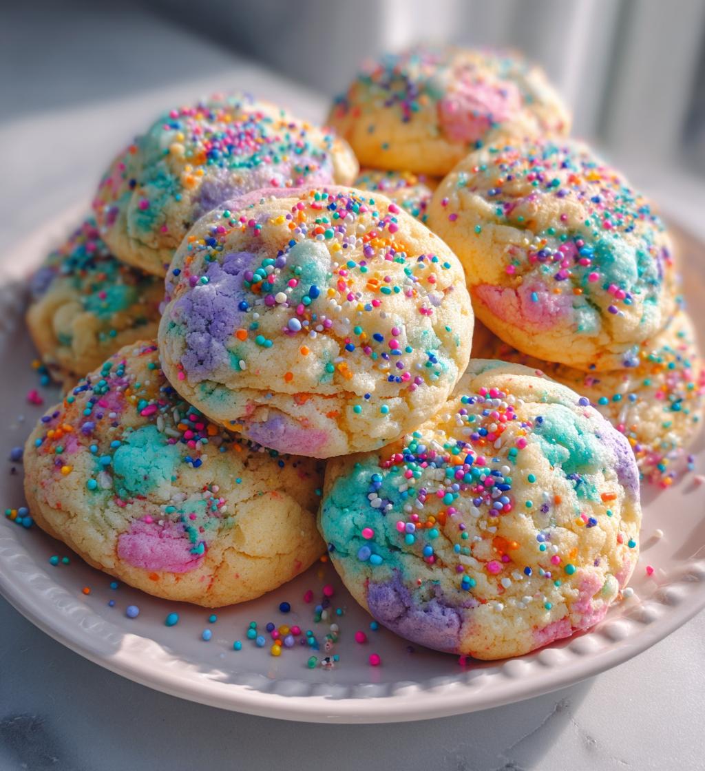 whimsical cotton candy cookies delight recipe - detail 1