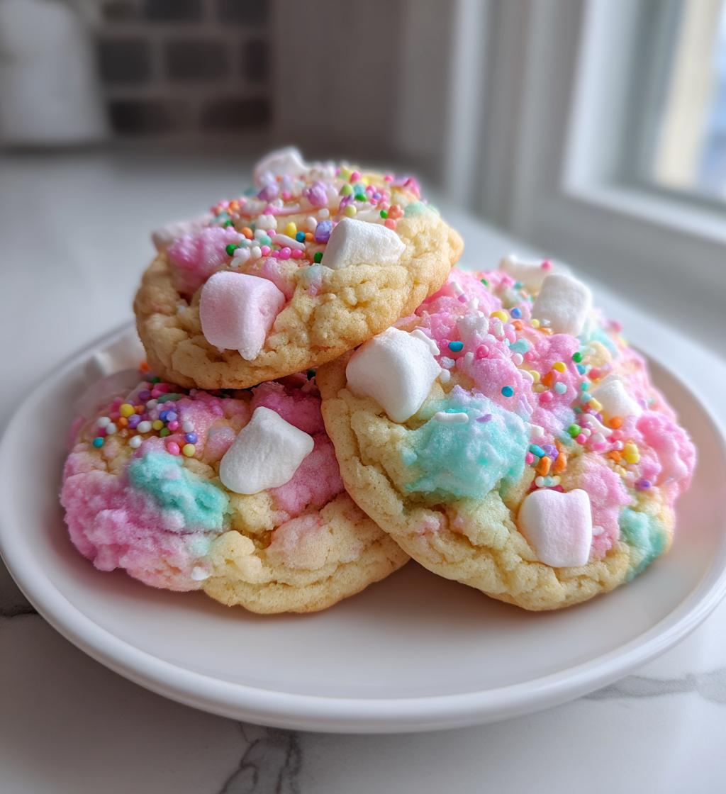 whimsical cotton candy cookies delight recipe