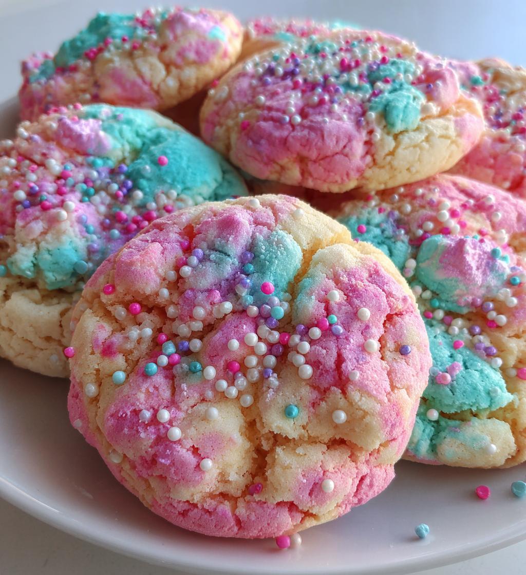 whimsical cotton candy cookies delight recipe