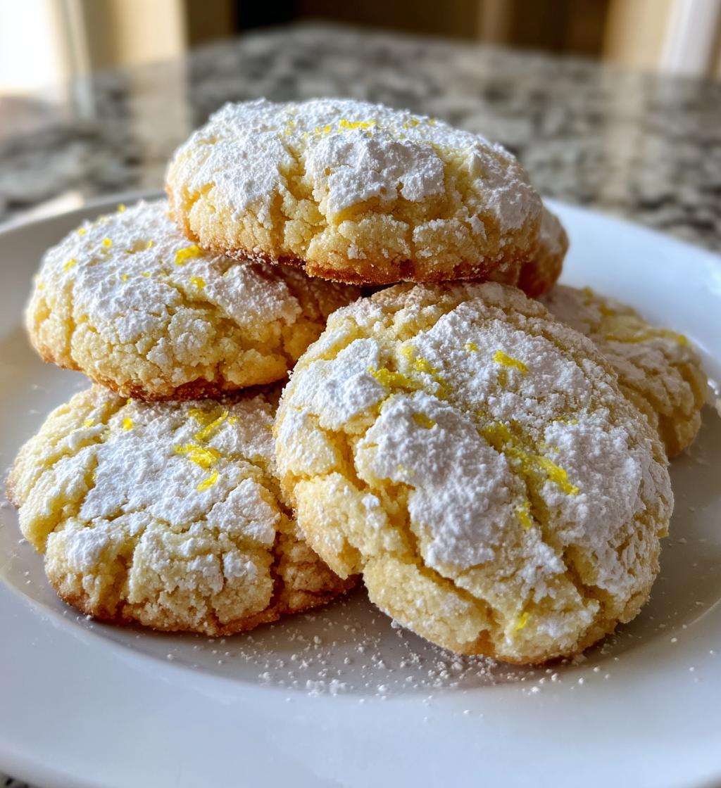 zesty lemon meltaway cookies - detail 1