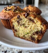 zucchini chocolate chip muffins