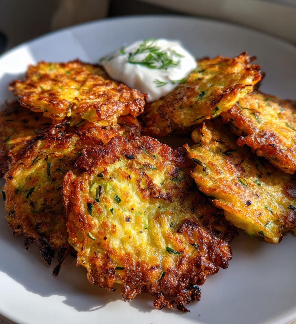 zucchini fritters recipe - detail 1