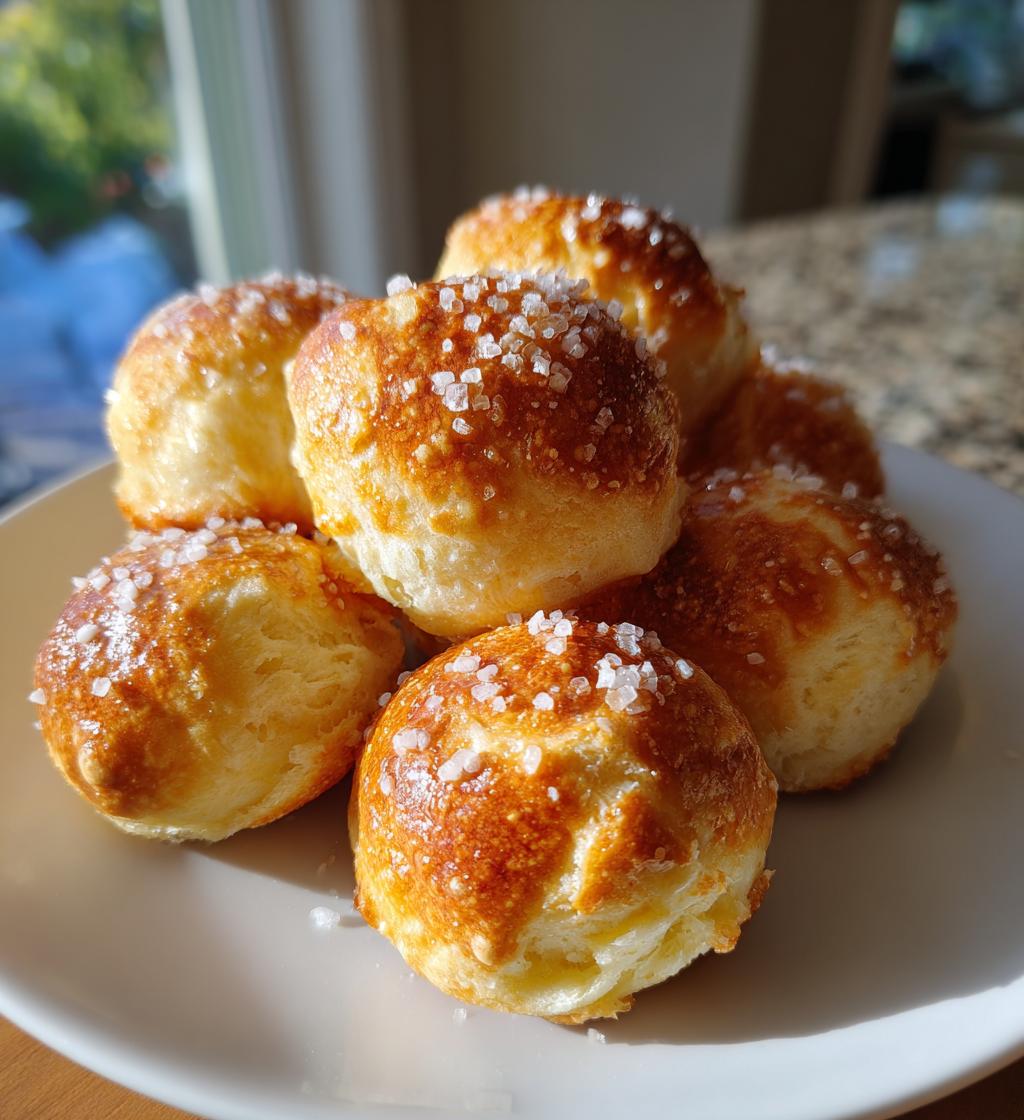 10 minute fluffy air fryer pretzel bites
