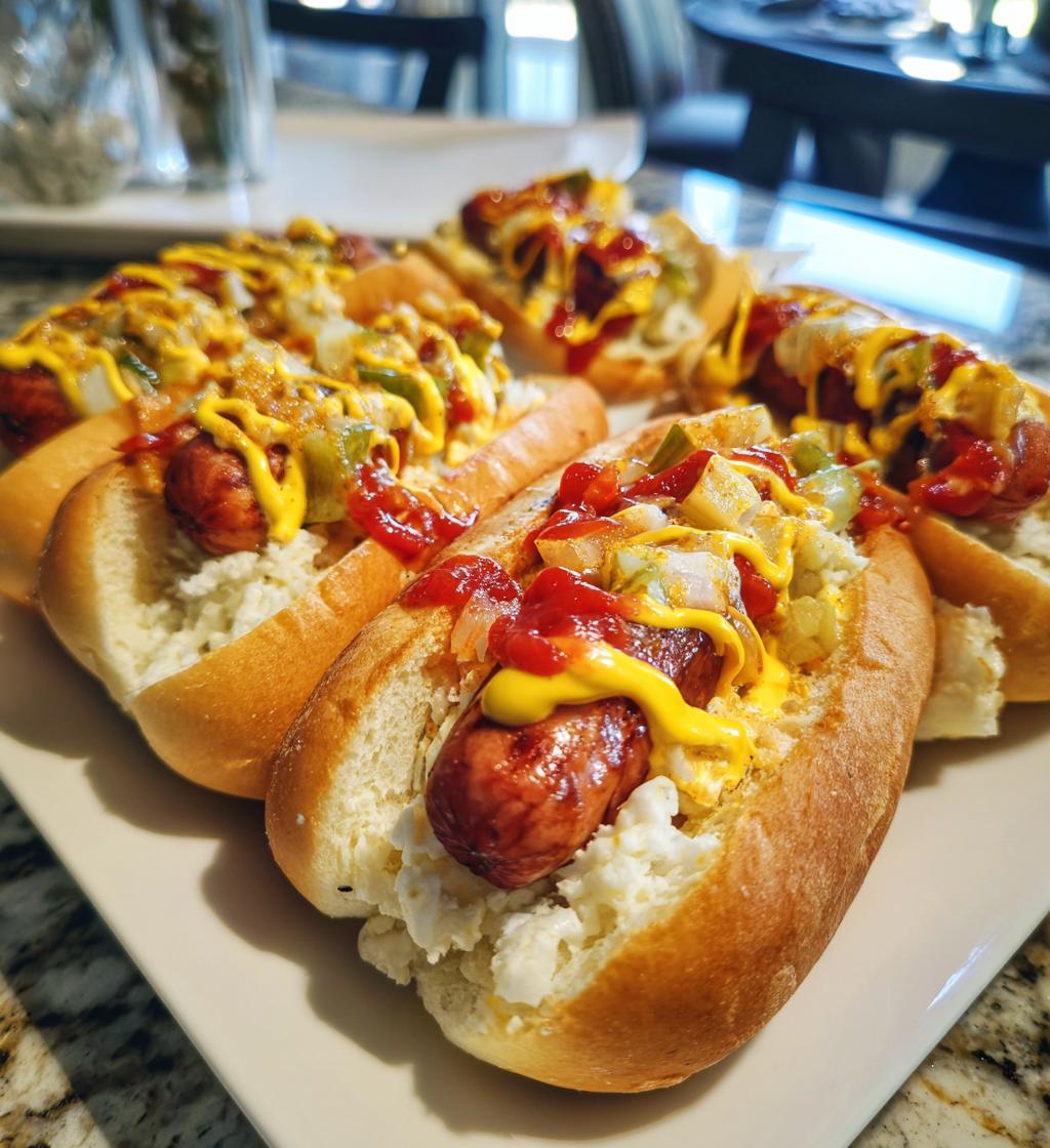 air fryer hot dogs - detail 1