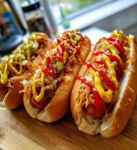 air fryer hot dogs