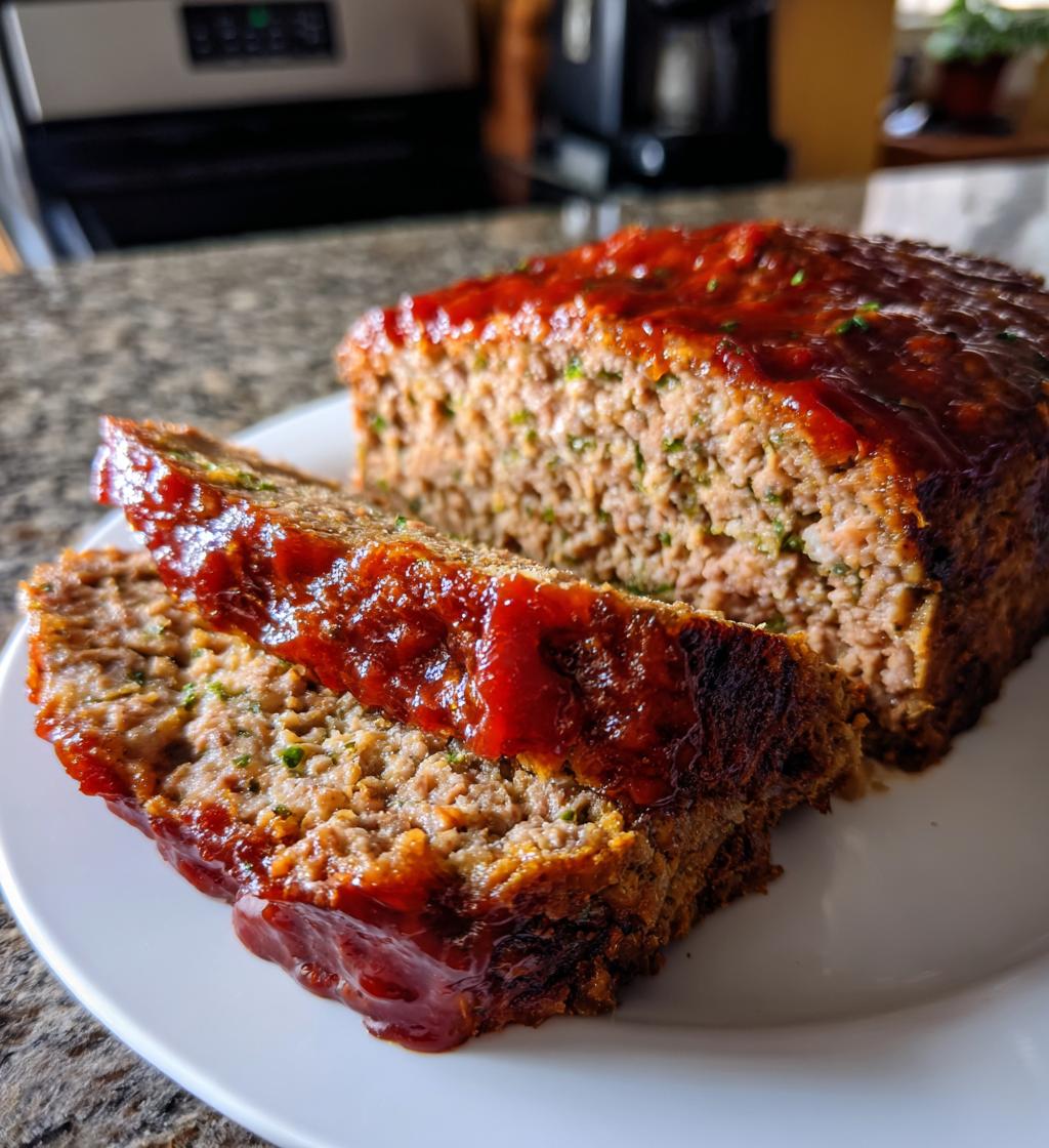 air fryer meatloaf - detail 1