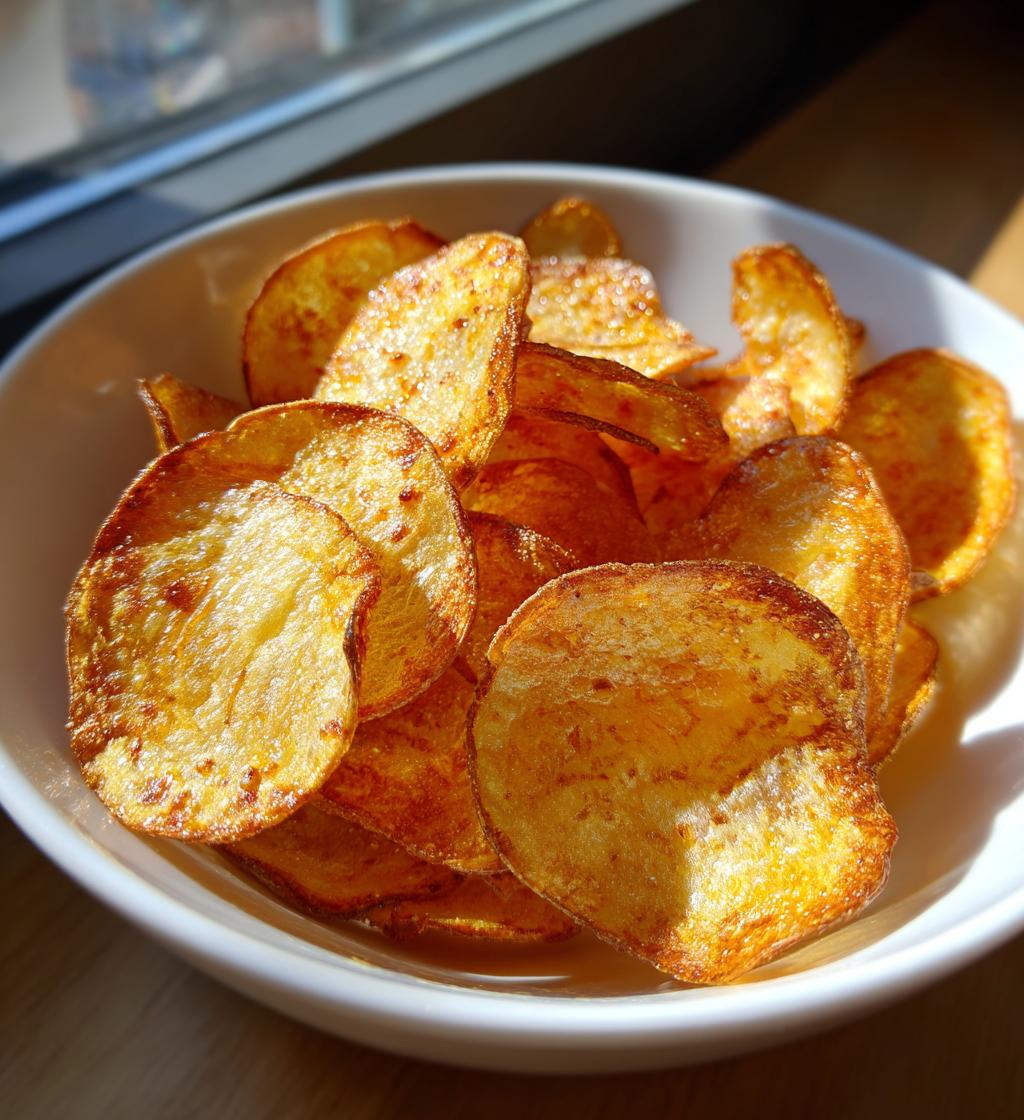 air fryer potato chips recipe - detail 1
