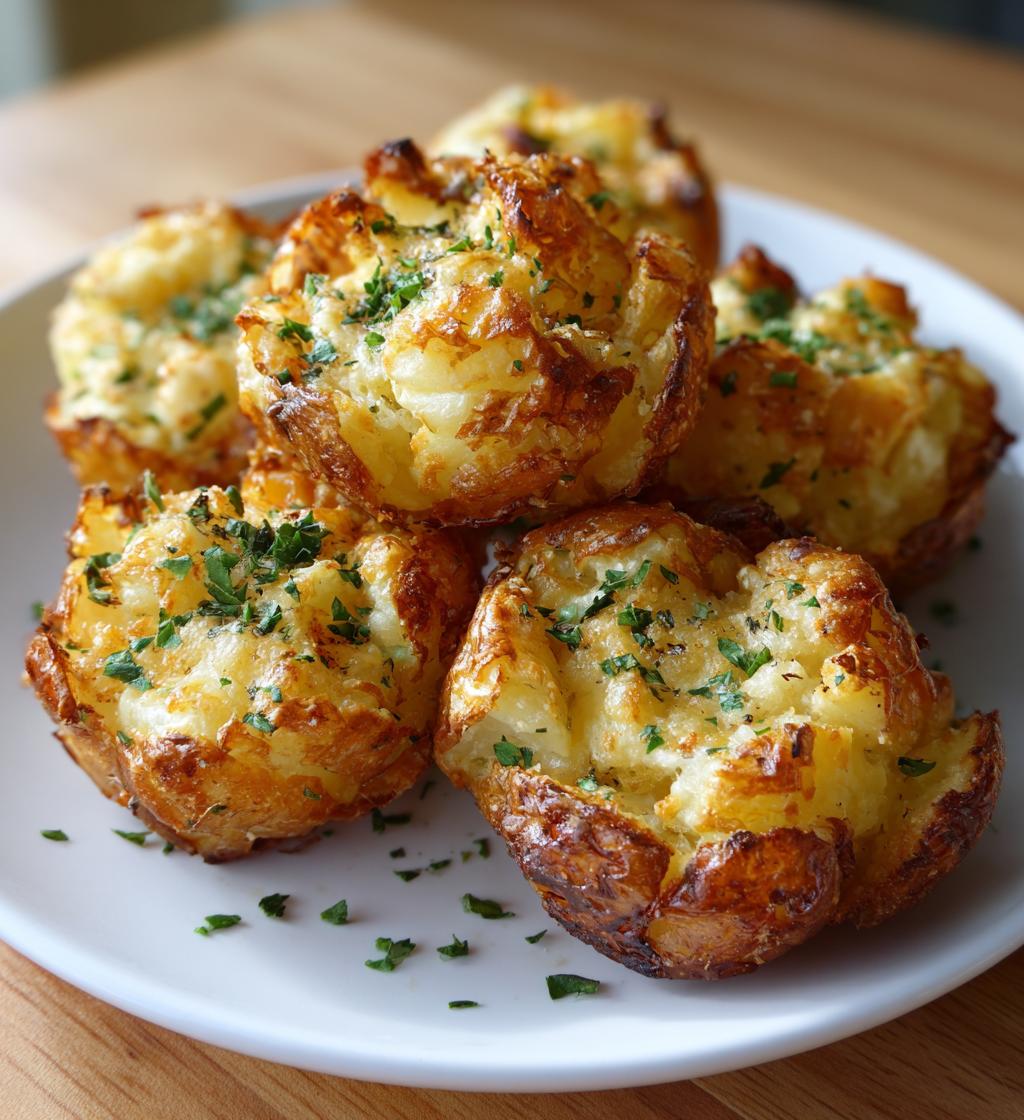 air fryer smashed potatoes
