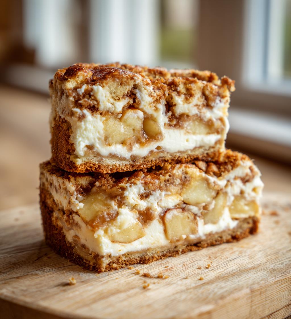 apple crisp cheesecake bread