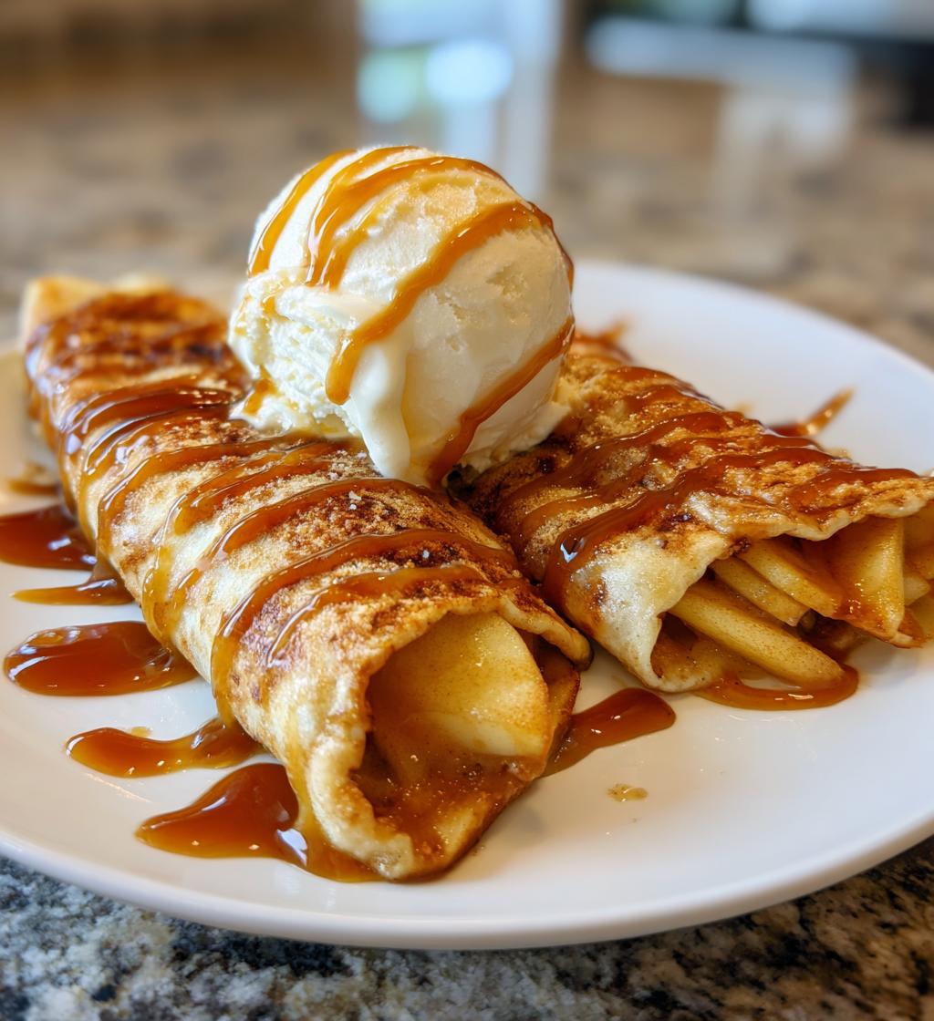 apple pie enchiladas - detail 1