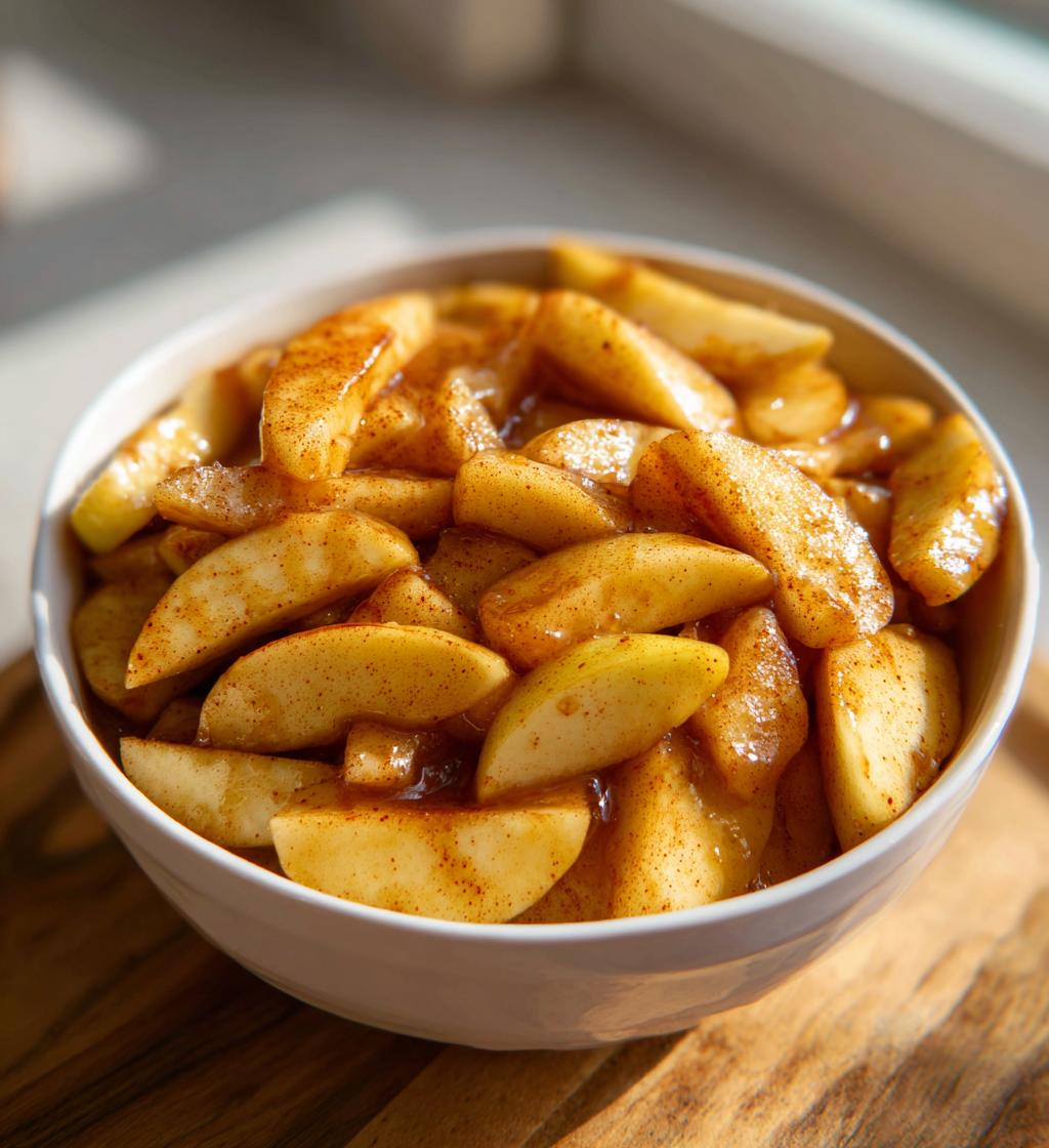 apple pie filling - detail 1