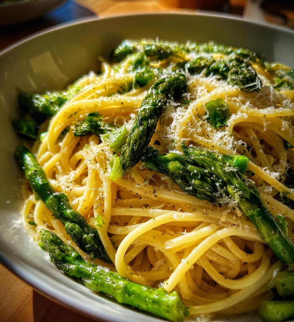 asparagus lemon pasta