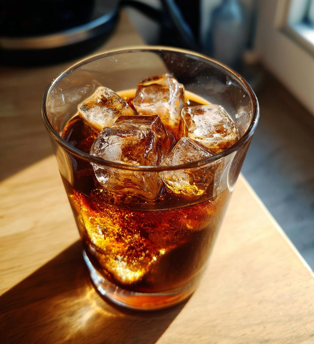 baileys and coffee ice cubes - detail 1