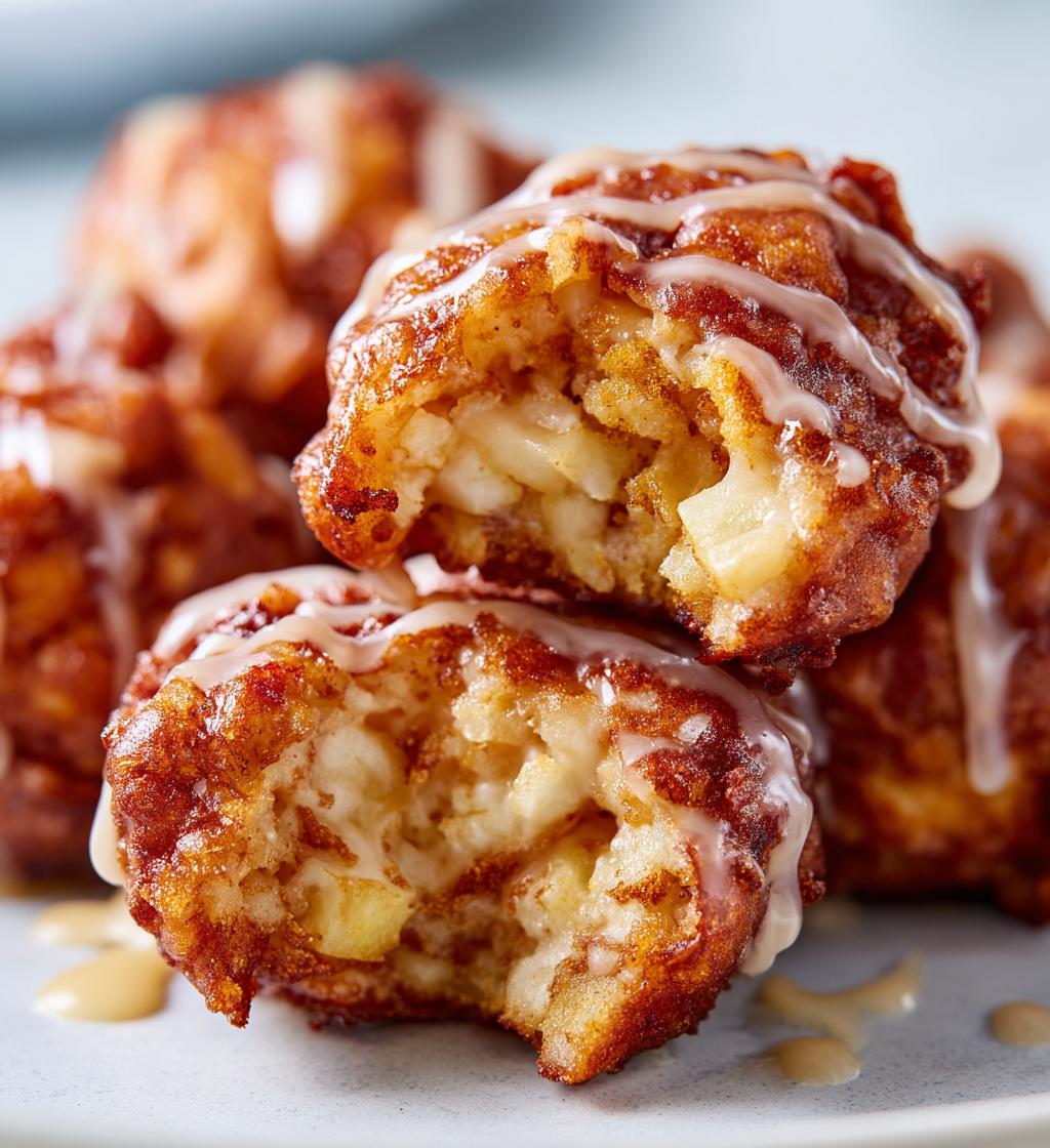 baked apple fritters