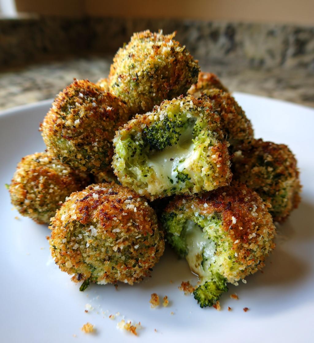 baked broccoli cheese balls recipe