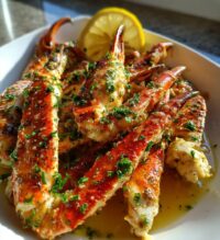 baked crab legs in butter sauce