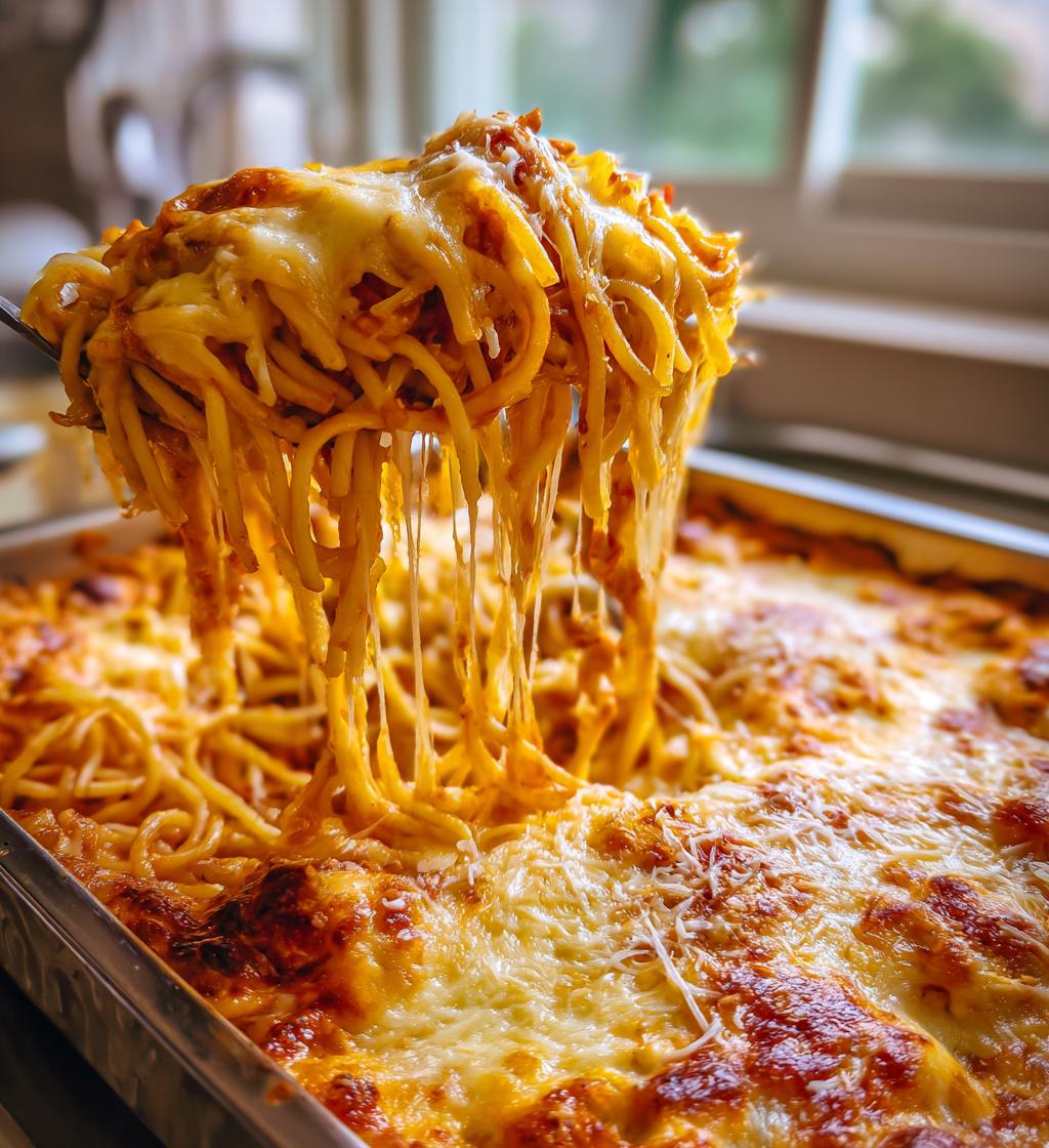 baked cream cheese spaghetti 2