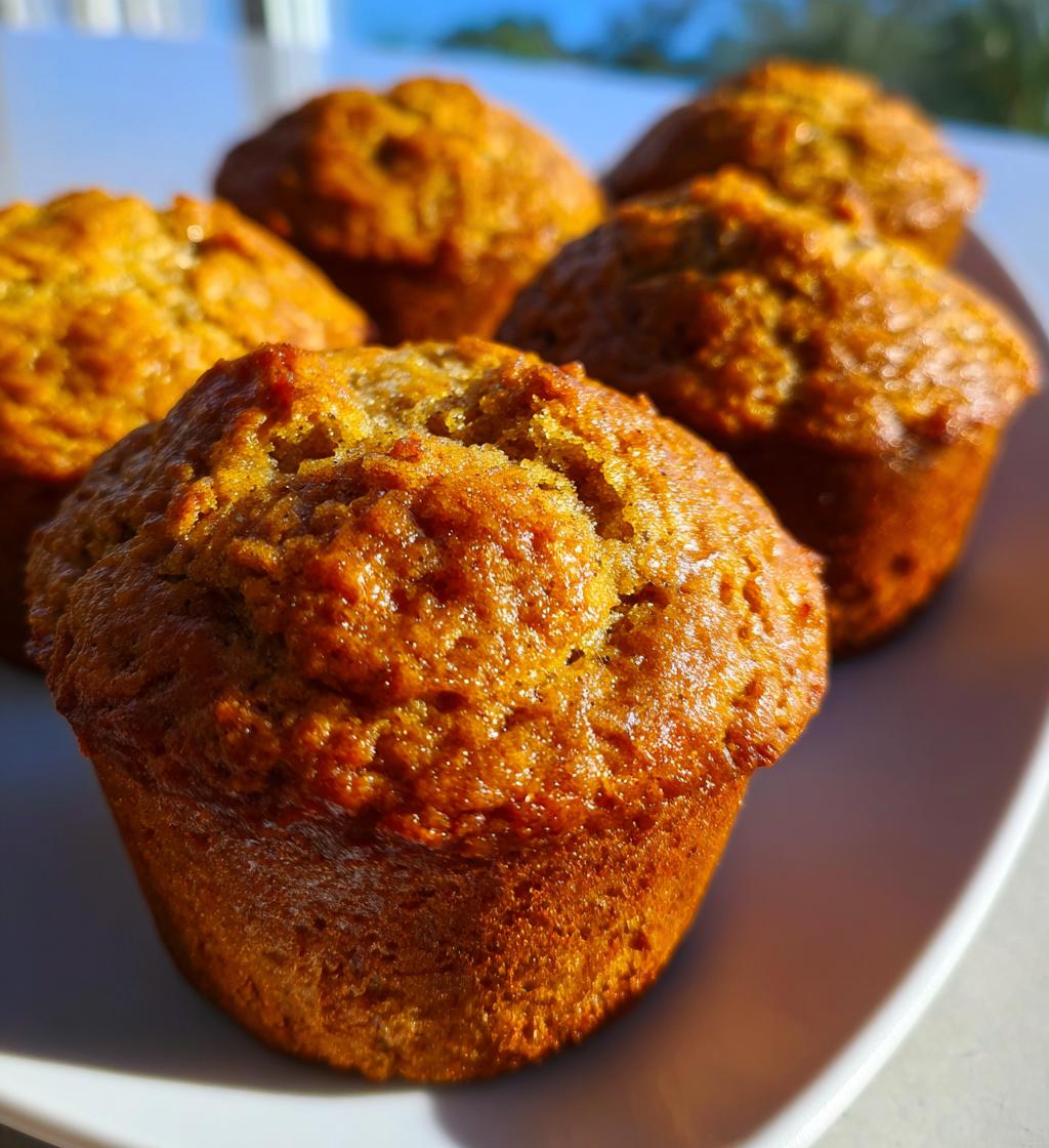 banana and pumpkin muffins