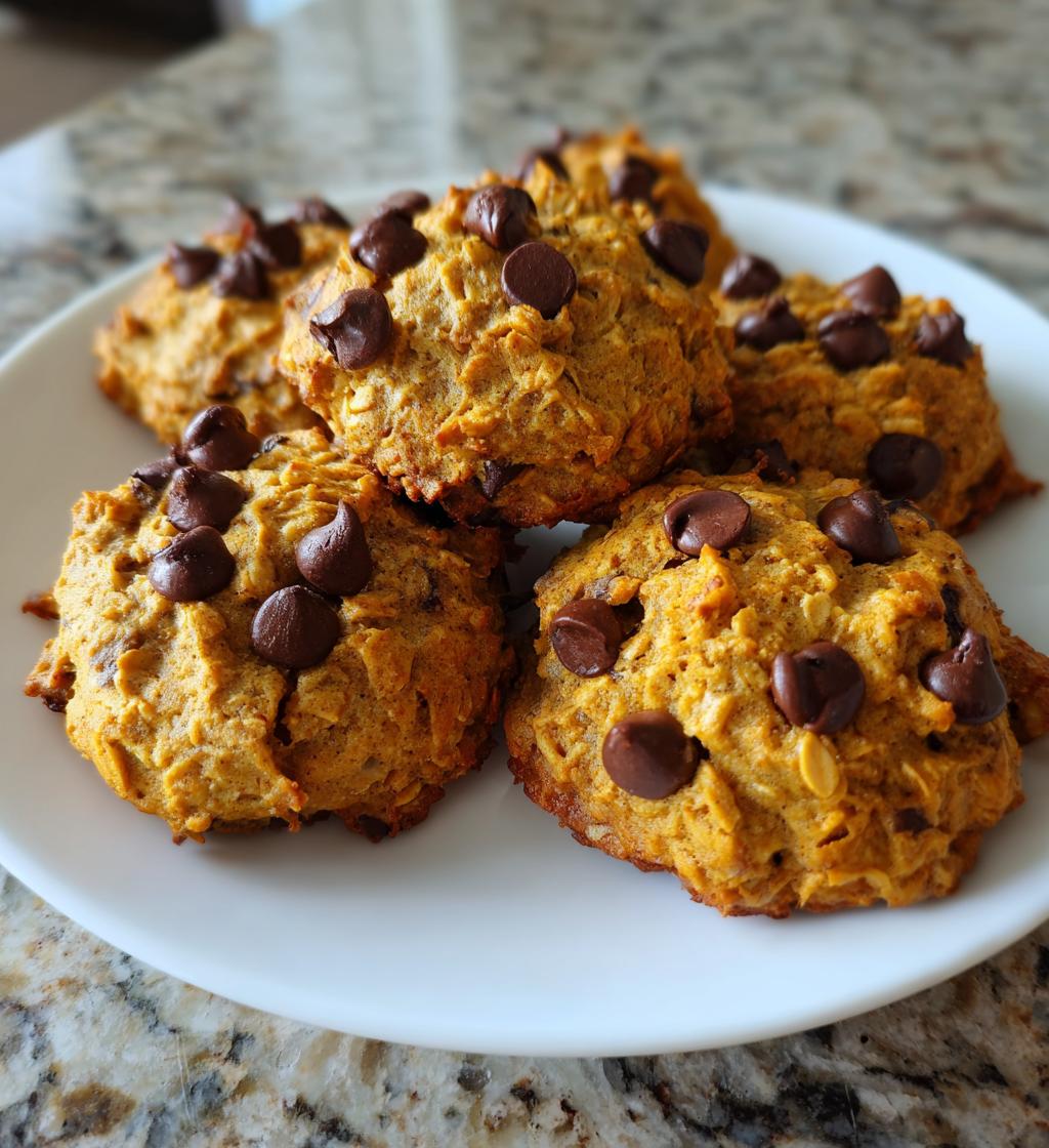 banana oatmeal high protein breakfast cookies - detail 1