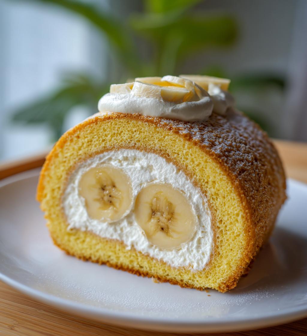 banana roll cake