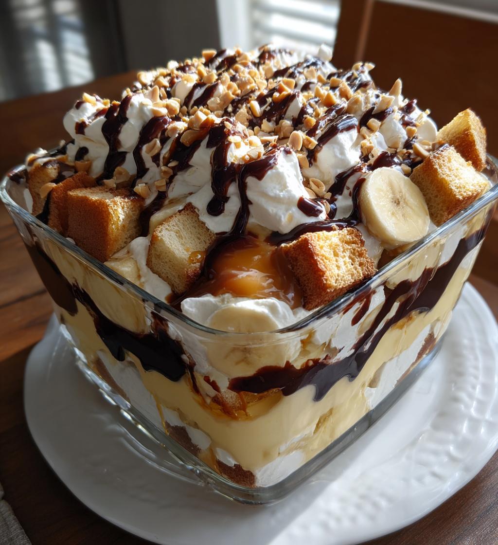 banana split trifle