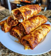 beef and cheese chimichangas