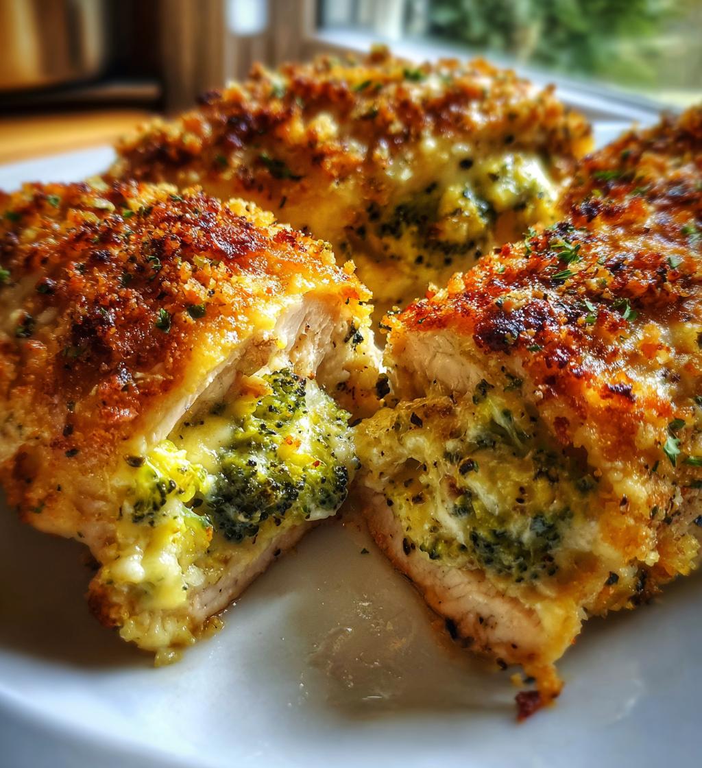 best broccoli cheese stuffed chicken breast - detail 1