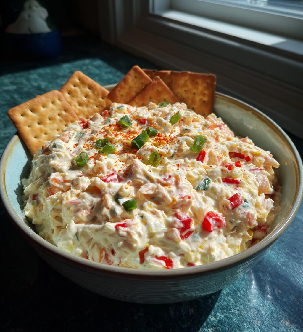 best ever cold crab dip - detail 1