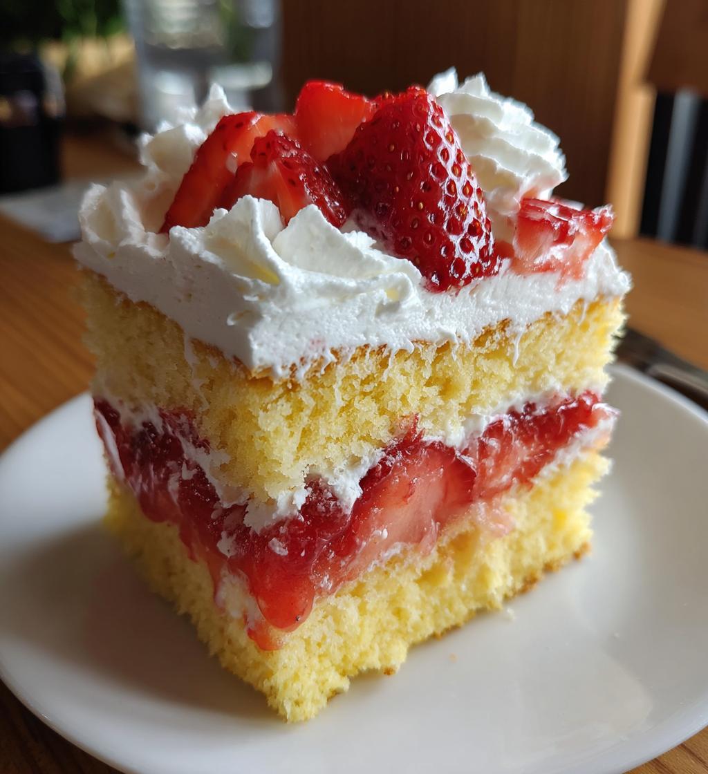 best strawberry poke cake