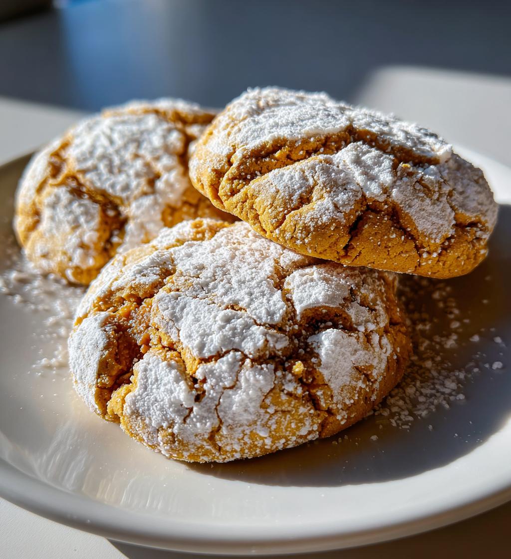 biscoff filled crinkle cookies - detail 1