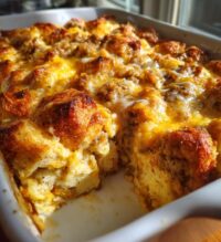 biscuits and gravy breakfast casserole