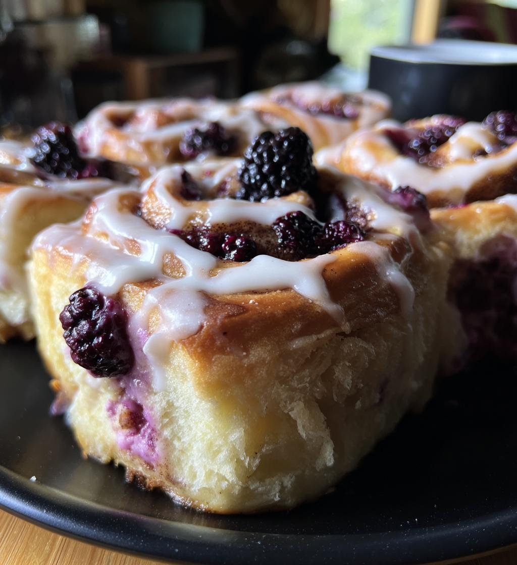 blackberry cinnamon rolls