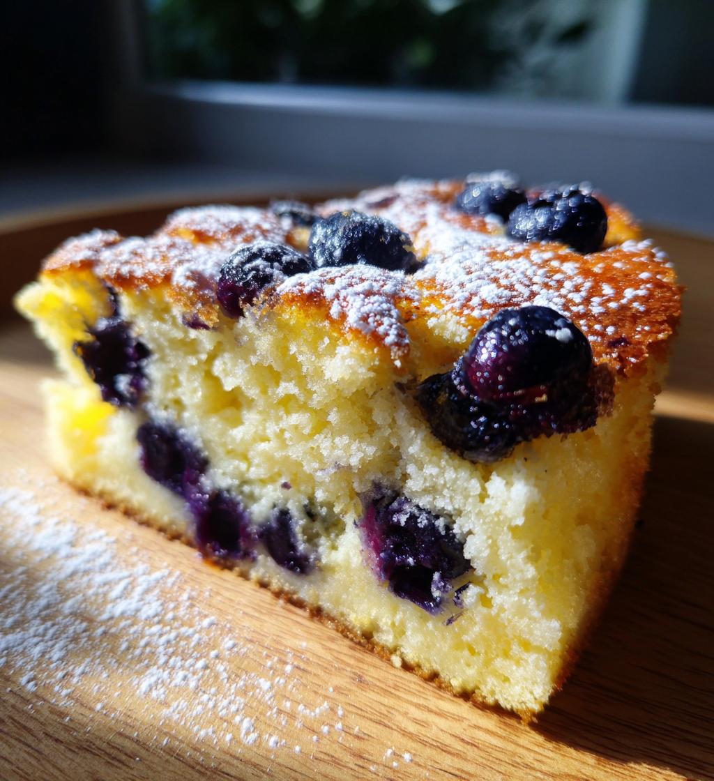 blueberry buttermilk pancake casserole - detail 1