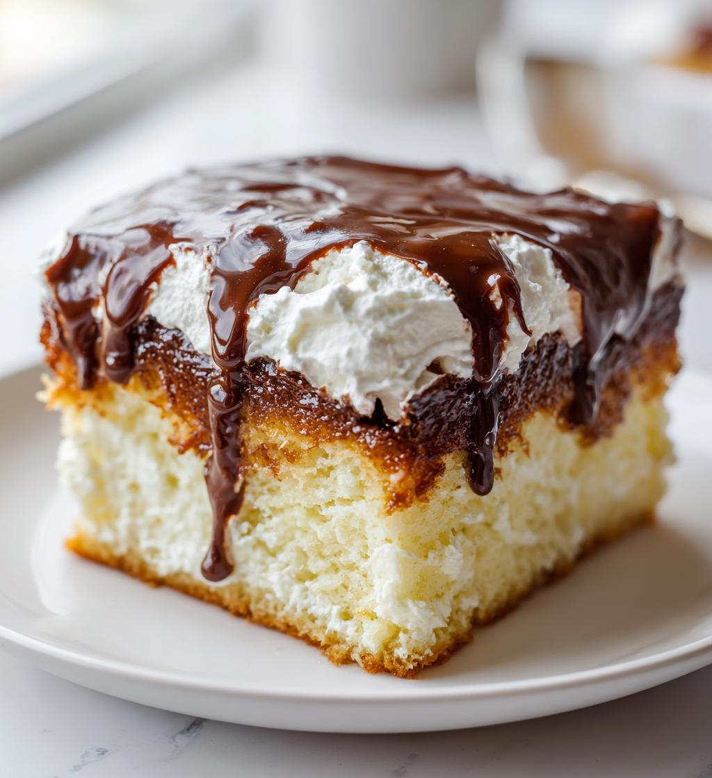 boston cream poke cake 2